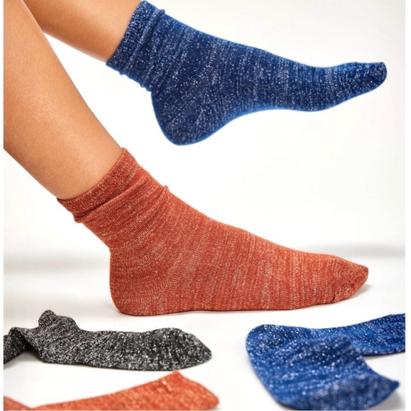 NWT Free People Lurex Assorted Socks 6-Pack - Picture 8 of 10